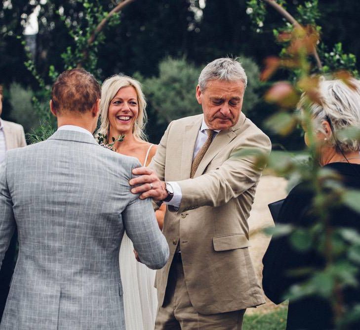 Wedding Ceremony | Outdoor Destination Wedding at Le Peit Hameau Wedding Venue Provence, South of France Planned by By Mademoiselle | Lovestruck Photography