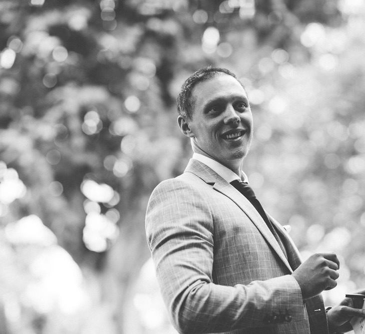 Groom in Reiss Chinos &amp; Blazer | Outdoor Destination Wedding at Le Peit Hameau Wedding Venue Provence, South of France Planned by By Mademoiselle | Lovestruck Photography