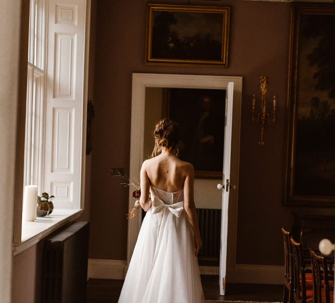 Bow Back Detail Wedding Dress Emma Beaumont Wedding Dress Collection | Bridal Gowns | Stylish Wedding Dresses | Agnes Black Photography