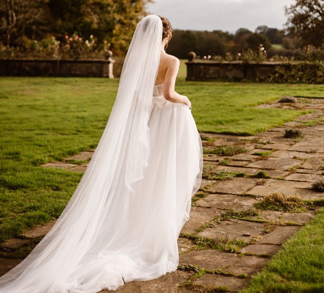 Cathedral Length Veil | Emma Beaumont Wedding Dress Collection | Bridal Gowns | Stylish Wedding Dresses | Agnes Black Photography