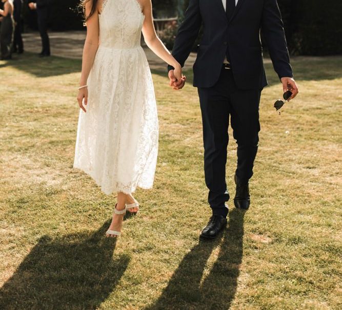 Bride and groom portrait at 2020 wedding