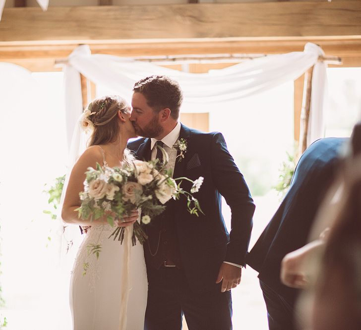 Brookfield Barn Wedding Venue With Rustic Styling And Bride In Enzoani With Images From Lemonade Pictures And Film By Kitebox Films