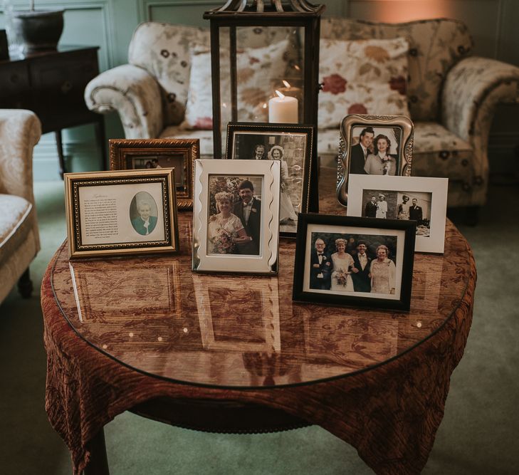 Family Portraits in Ornate Frames