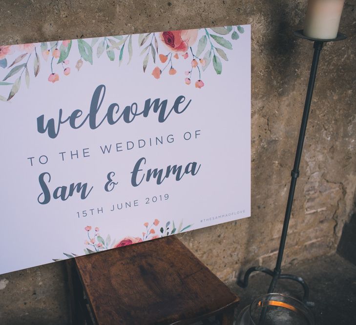 Wedding Welcome Sign