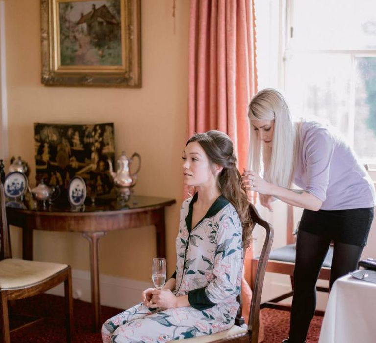 Bridal beauty for Culzean Castle wedding in Scotland