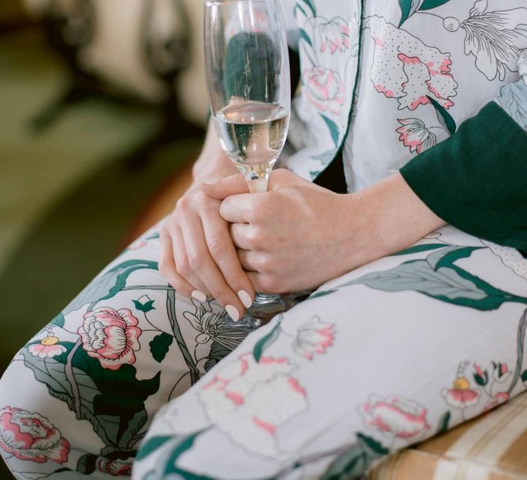 Natural wedding nails for Culzean Castle wedding in Scotland