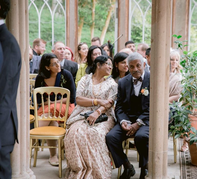 Culzean Castle wedding ceremony in orangery  in Scotland