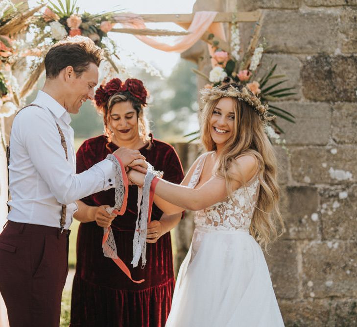 Hand Fastening Wedding Ceremony