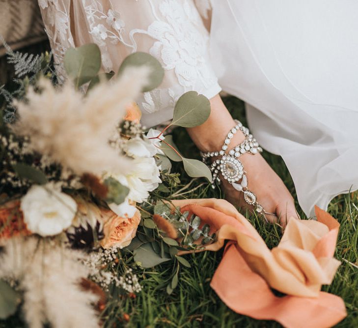 Boho Bride in Jewel Footwear