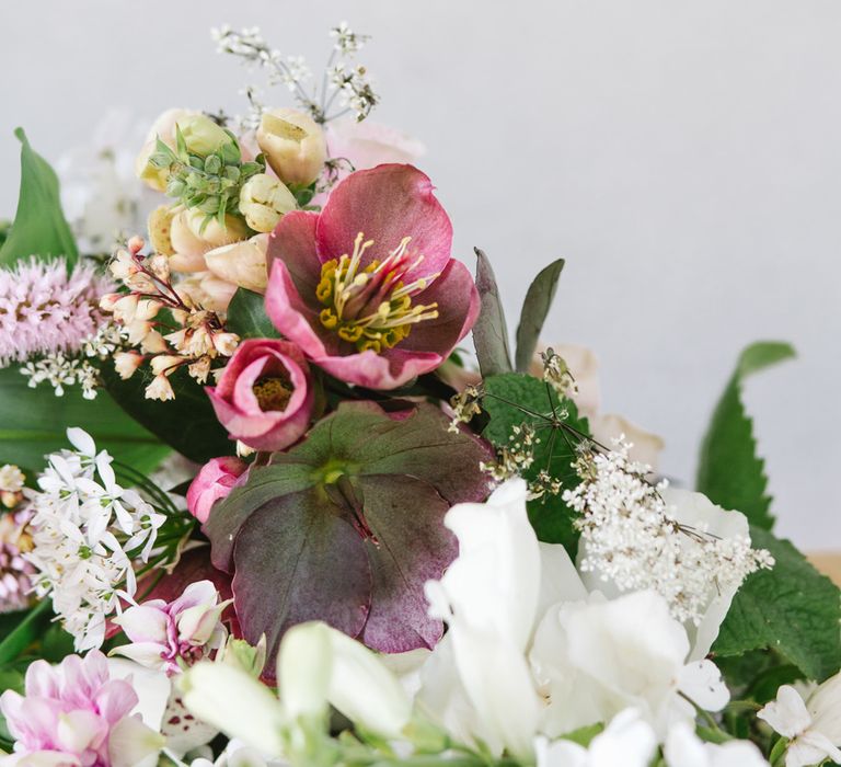 Floral Design by The Garden Gate Flower Company | Timeless English Country Garden Inspiration at Boconnoc House and Estate in Cornwall, Styled by On Serpentine Shores | Debs Alexander Photography