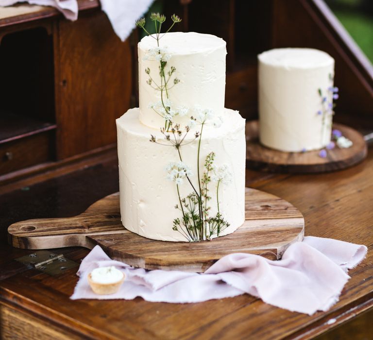 Elegant Peboryon Wedding Cakes | Timeless English Country Garden Inspiration at Boconnoc House and Estate in Cornwall, Styled by On Serpentine Shores | Debs Alexander Photography