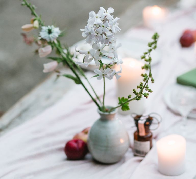 Flower Stems in Vases | Timeless English Country Garden Inspiration at Boconnoc House and Estate in Cornwall, Styled by On Serpentine Shores | Debs Alexander Photography