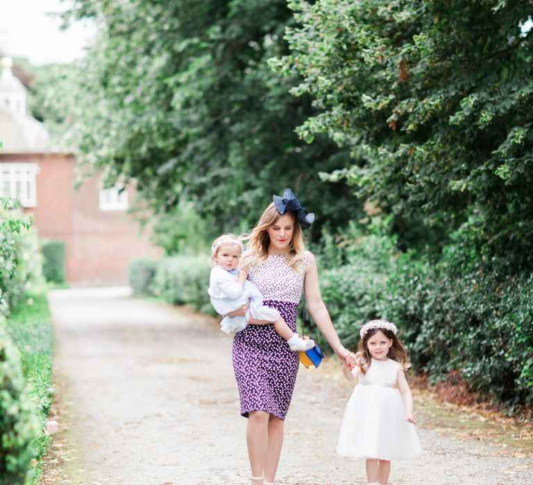 Wedding Guests | Pink &amp; White At Home Marquee Wedding by Pretty Creative Styling | Jo Bradbury Photography