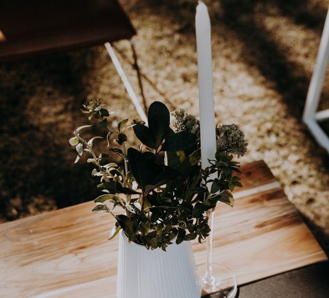 Wedding Decor | Destination Wedding at The Modern Heirloom at Overgaauw Wine Estate in South Africa | Fiona Clair Photography