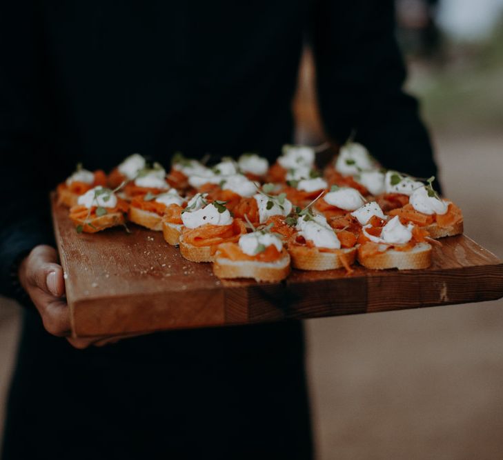 Wedding Catering | Destination Wedding at The Modern Heirloom at Overgaauw Wine Estate in South Africa | Fiona Clair Photography