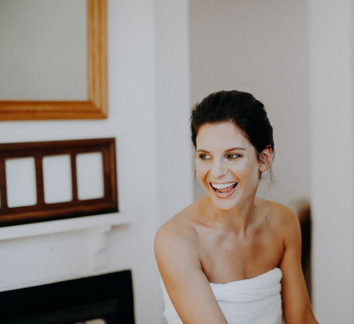 Beautiful Bride | Wedding Morning Bridal Preparations | Destination Wedding at The Modern Heirloom at Overgaauw Wine Estate in South Africa | Fiona Clair Photography