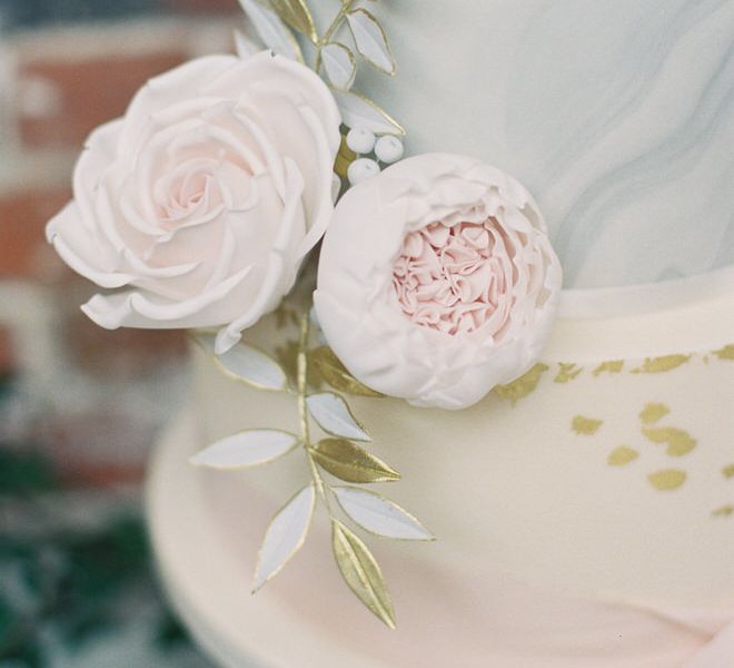 Cake by Peony Rose Cakes | Fairytale Opulence at Charlton House, Somerset | Fine Art Film Photography by Liz Baker | Luxe Florist Fleur Provocateur.