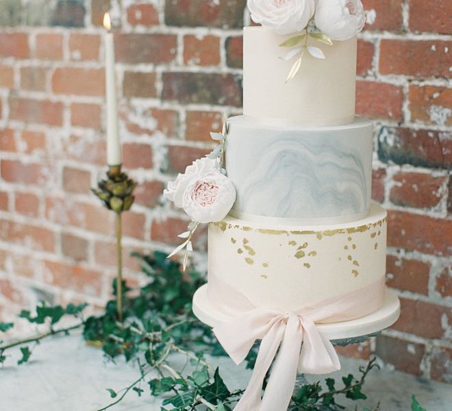 Cake by Peony Rose Cakes | Fairytale Opulence at Charlton House, Somerset | Fine Art Film Photography by Liz Baker | Luxe Florist Fleur Provocateur.