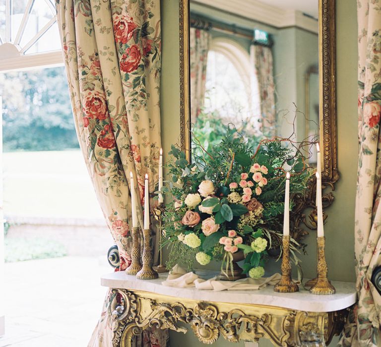 Fairytale Opulence at Charlton House, Somerset | Fine Art Film Photography by Liz Baker | Luxe Florist Fleur Provocateur.