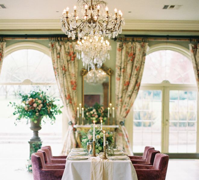 Fairytale Opulence at Charlton House, Somerset | Fine Art Film Photography by Liz Baker | Luxe Florist Fleur Provocateur.