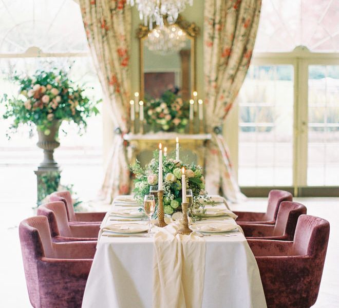 Fairytale Opulence at Charlton House, Somerset | Fine Art Film Photography by Liz Baker | Luxe Florist Fleur Provocateur.