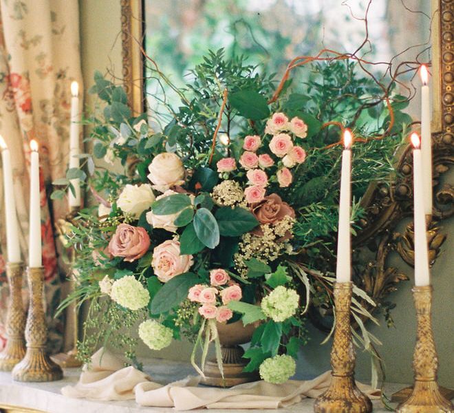 Fairytale Opulence at Charlton House, Somerset | Fine Art Film Photography by Liz Baker | Luxe Florist Fleur Provocateur.