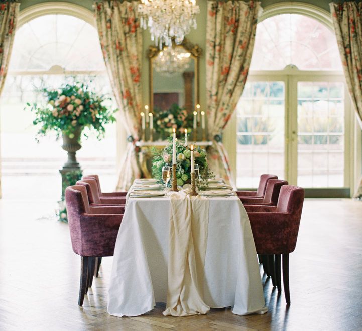 Fairytale Opulence at Charlton House, Somerset | Fine Art Film Photography by Liz Baker | Luxe Florist Fleur Provocateur.