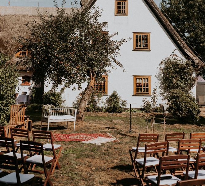 Outdoor wedding blessing in Rugen-Germany