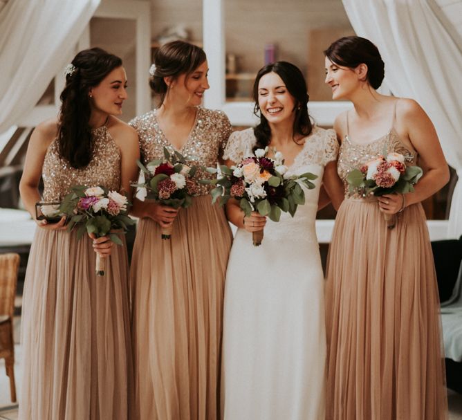 Bride and bridesmaids in Asos