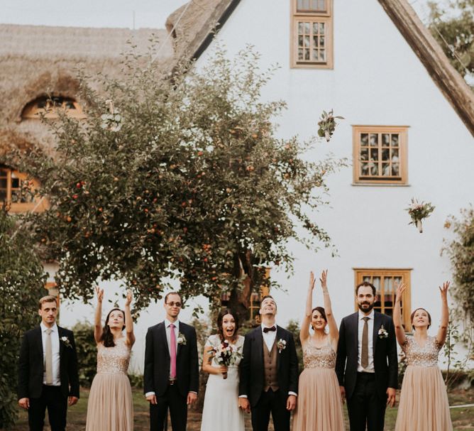 Bridesmaids and groomsmen