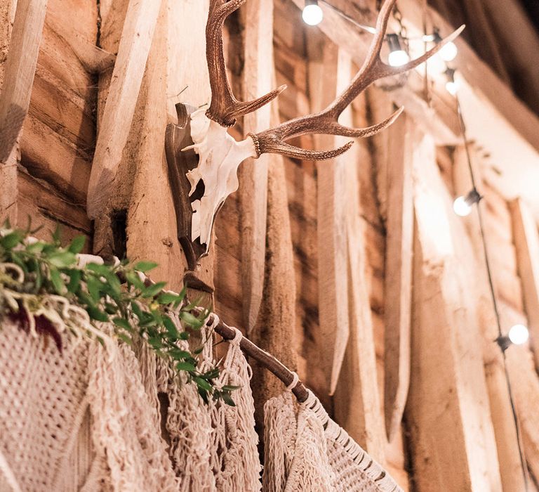 The Great Barn Kent Wedding // Macrame Ceremony Backdrop Rustic Hippie Wedding The Great Barn Dream Catchers And Oversized Florals Bride In Essence Of Australia Images Kathryn Hopkins