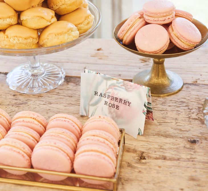 Pastel Coloured Macarons For Wedding Guests