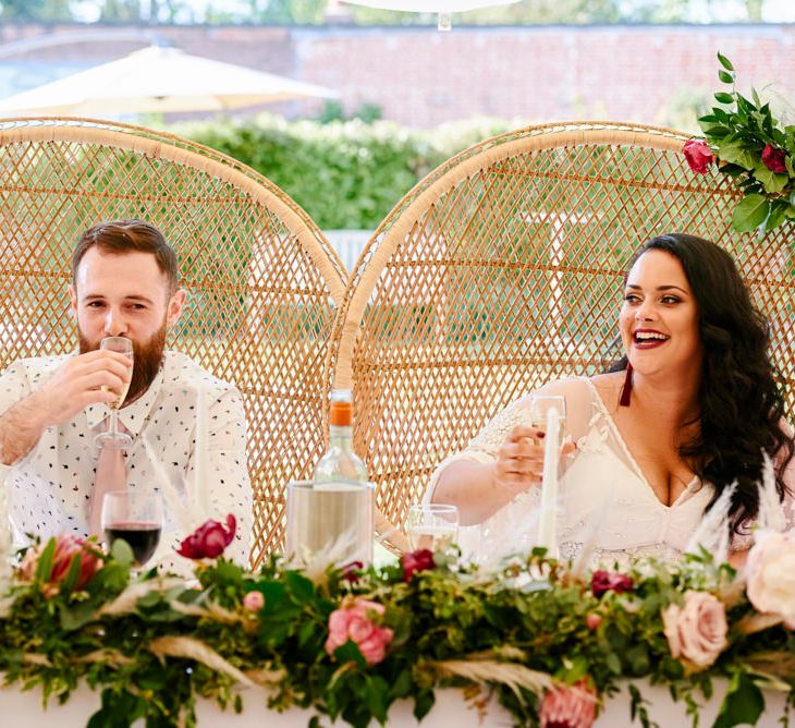 Kimono Sleeve Wedding Dress By Rue De Seine Bohemian Wedding At The Walled Garden Nottingham Images From Rose Images Wedding Photography