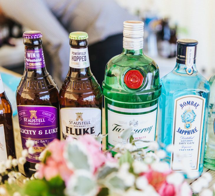 Gin and Beer Bottles