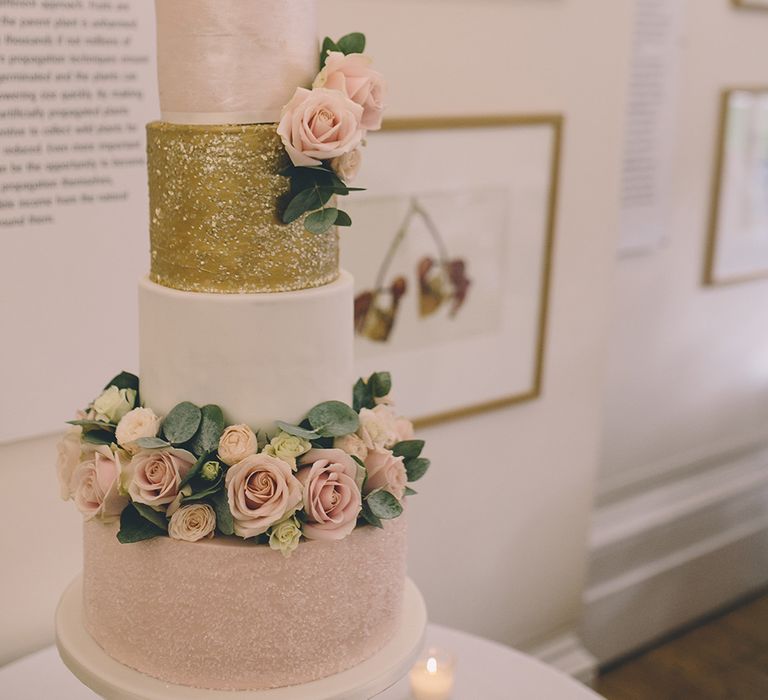 Cake by Rock My Wedding’s The List Member Designer Cakes by Elle. A Quintessentially British Venue at Cambridge Cottage, Royal Botanic Gardens Kew. Bride Wears Paloma Blanca from Pure Couture Bridal and Groom Wears Tailored Suit from Hackett London.