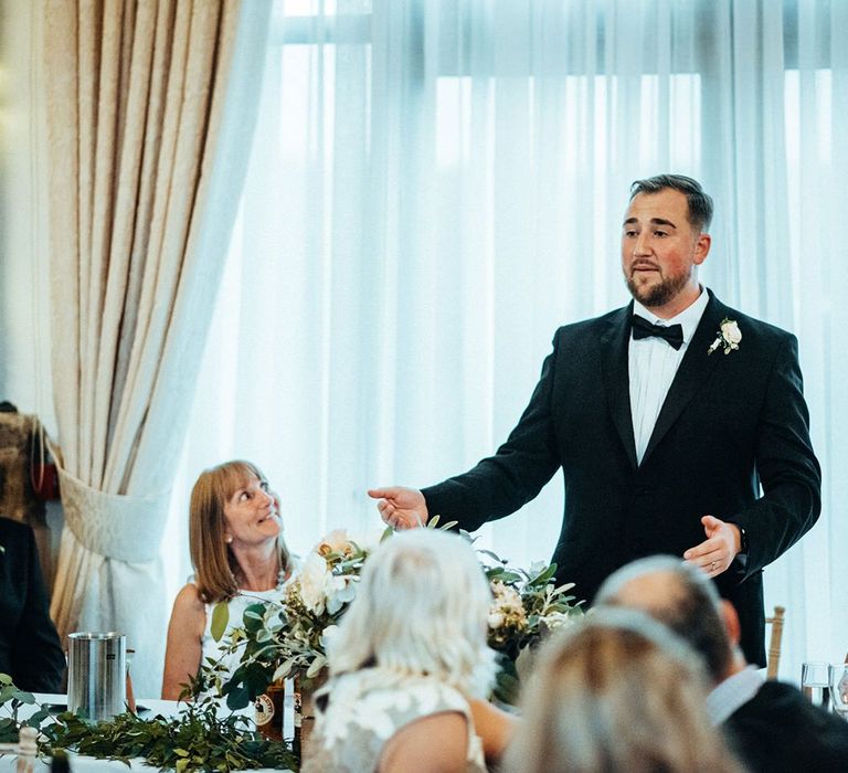 Groom wedding speech