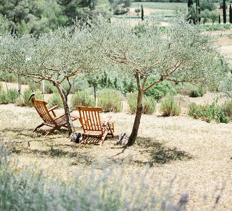 Vineyard | Outdoor Wedding at Commanderie de Peyrassol, Provence, France Styled by La Chuchoteuse | Lace Bridal Gown | Black Tie Suit | Rustic Stretch Tent Reception | Raisa Zwart Photography