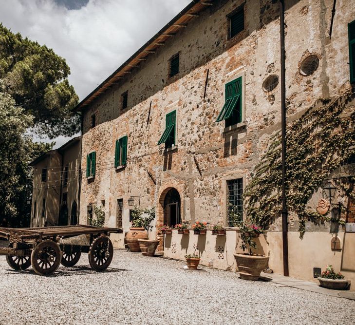 Tuscany destination intimate wedding