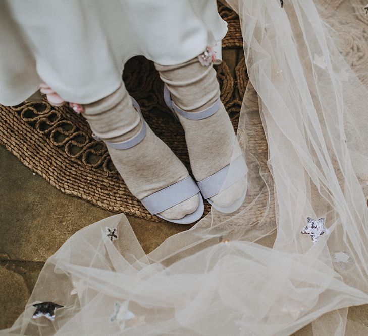 Fifth &amp; Spring Socks | Muscat Bridal Gown | Lavender, Peach &amp; Black Geek Chic Wedding at Swiss Garden Fernery &amp; Grotto, Shuttleworth | Planning &amp; Styling by Rose &amp; Dandy | Lola Rose Photography