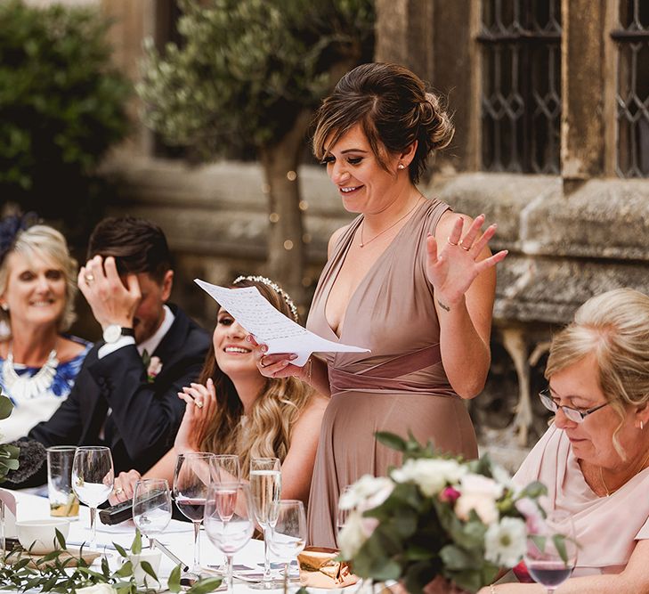 Geometric Details &amp; Hanging Foliage For Hengrave Hall Wedding With Outdoor Reception With Images From Sam And Louise Photography