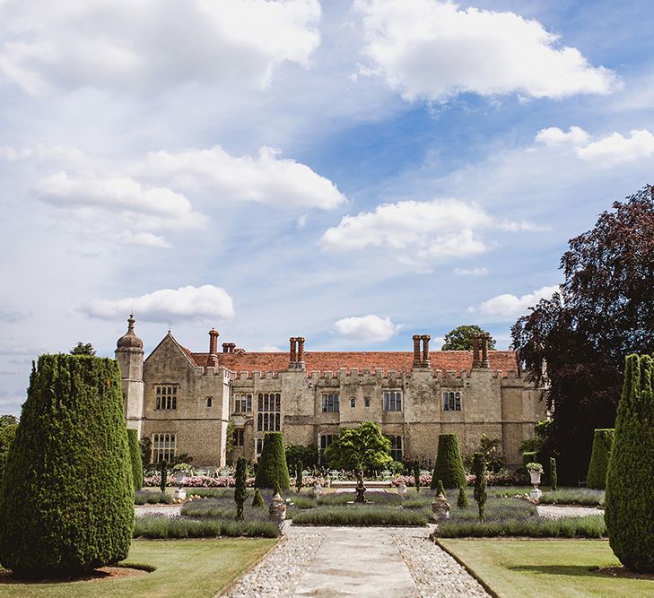 Geometric Details &amp; Hanging Foliage For Hengrave Hall Wedding With Outdoor Reception With Images From Sam And Louise Photography