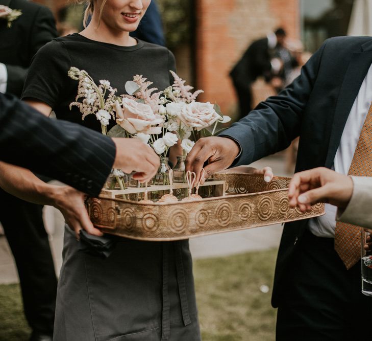 Wedding Catering | Millbridge Court, Surrey Wedding with DIY Decor, Foliage &amp; Giant Balloons | Nataly J Photography