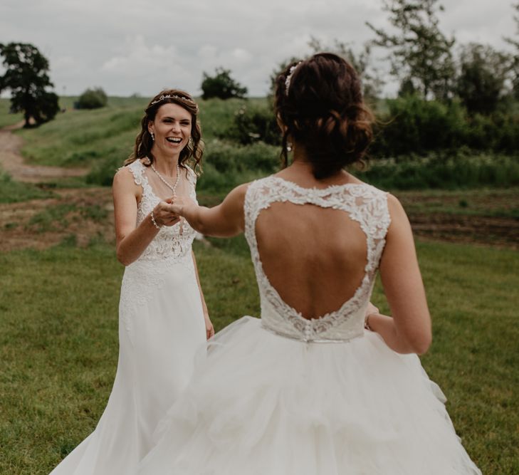 Outdoor Tipi Wedding At Tip Top Venues With Images From Elena Popa Photography Grazing Board Wedding Food And Brides In Wed 2 B Dresses