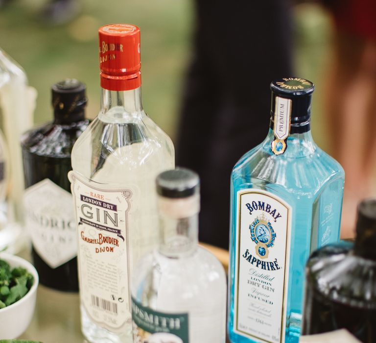 Gin Bar At Wedding // French Destination Wedding Bordeaux  Marry Me In France Suzanne Neville Bride Darek Smietana Photography