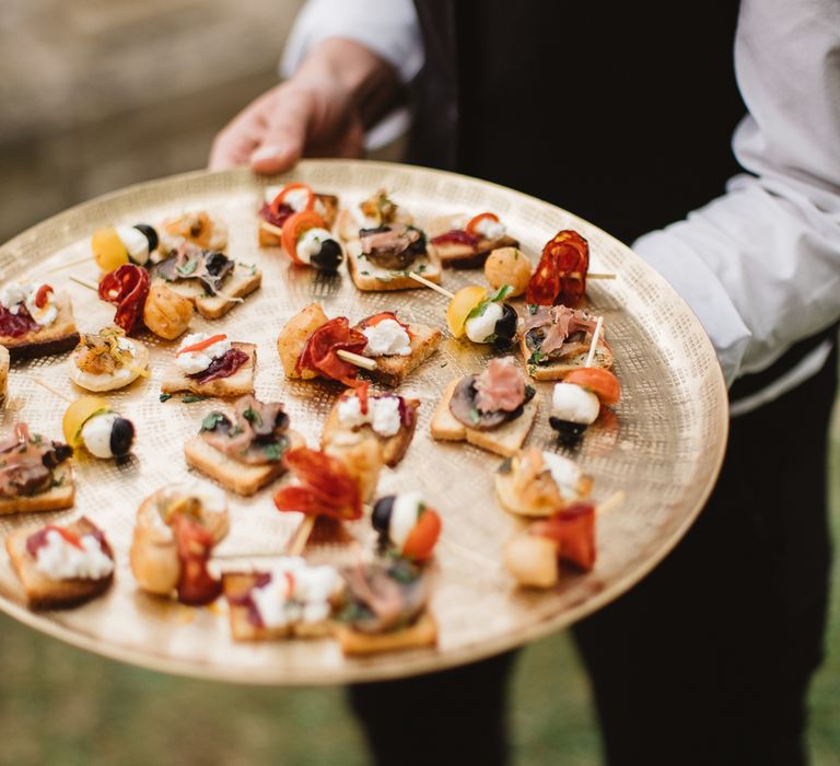 Wedding Canapes // French Destination Wedding Bordeaux  Marry Me In France Suzanne Neville Bride Darek Smietana Photography