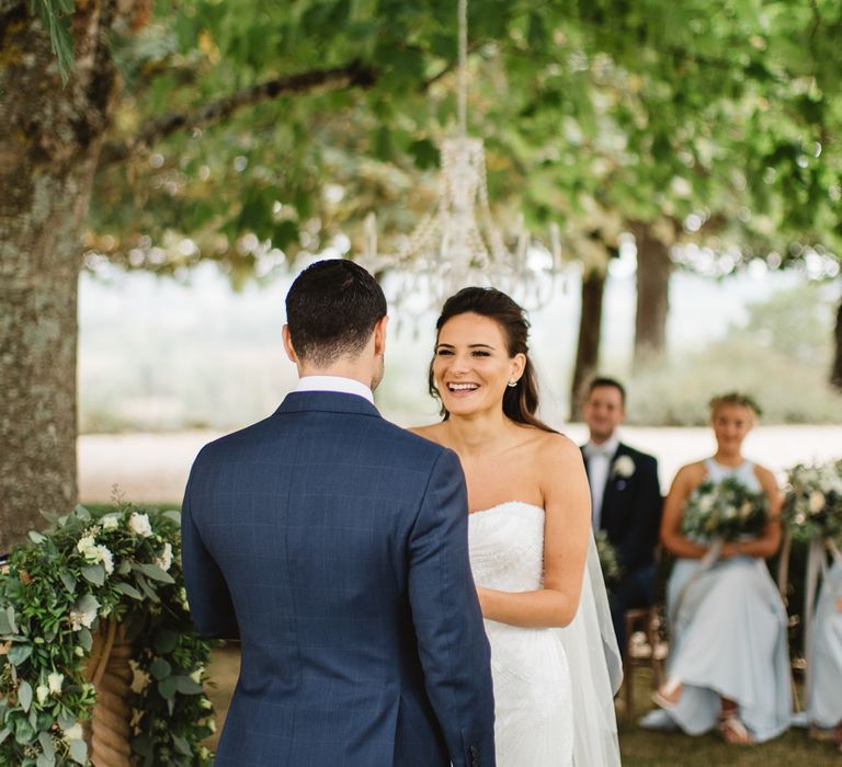 Outdoor Wedding Ceremony // French Destination Wedding Bordeaux  Marry Me In France Suzanne Neville Bride Darek Smietana Photography