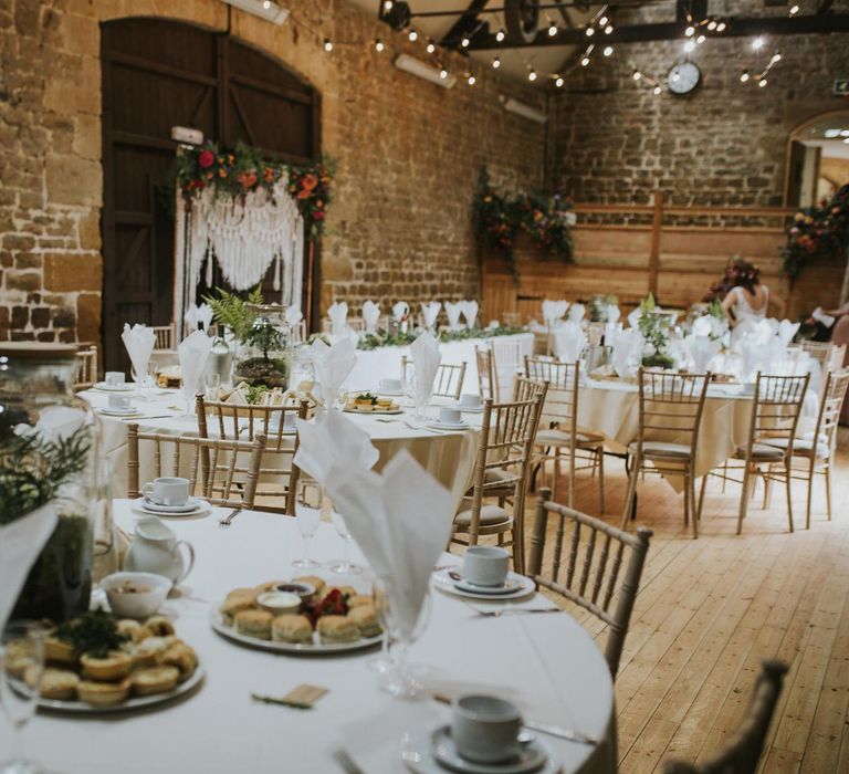 Barn Wedding Reception Decor