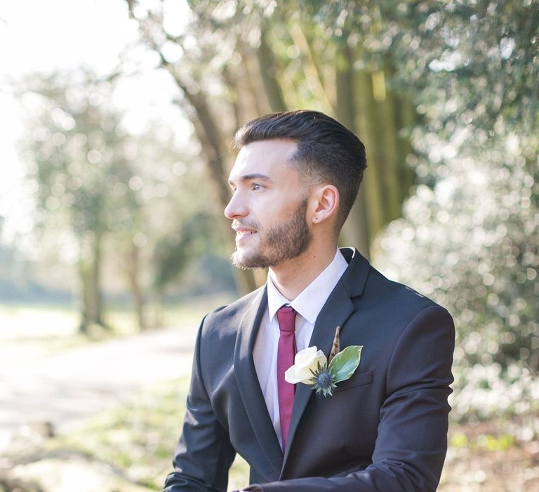 Festive Christmas Wedding With Red And White Florals Stag Motif Stationery Planned &amp; Styled By La Fete Anneli Marinovich Photography