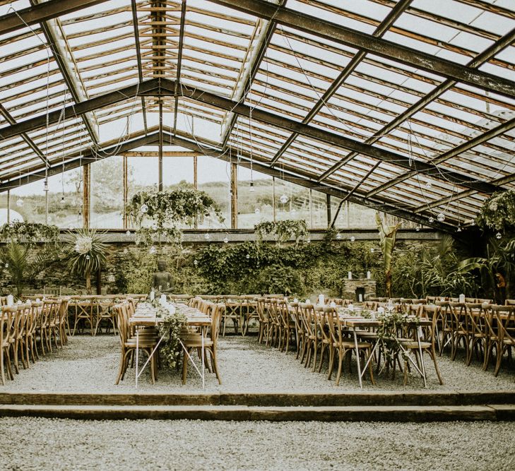 Glasshouse Wedding At Anran In Devon // Image By Paige Grace Photography // Film By The Wild Bride