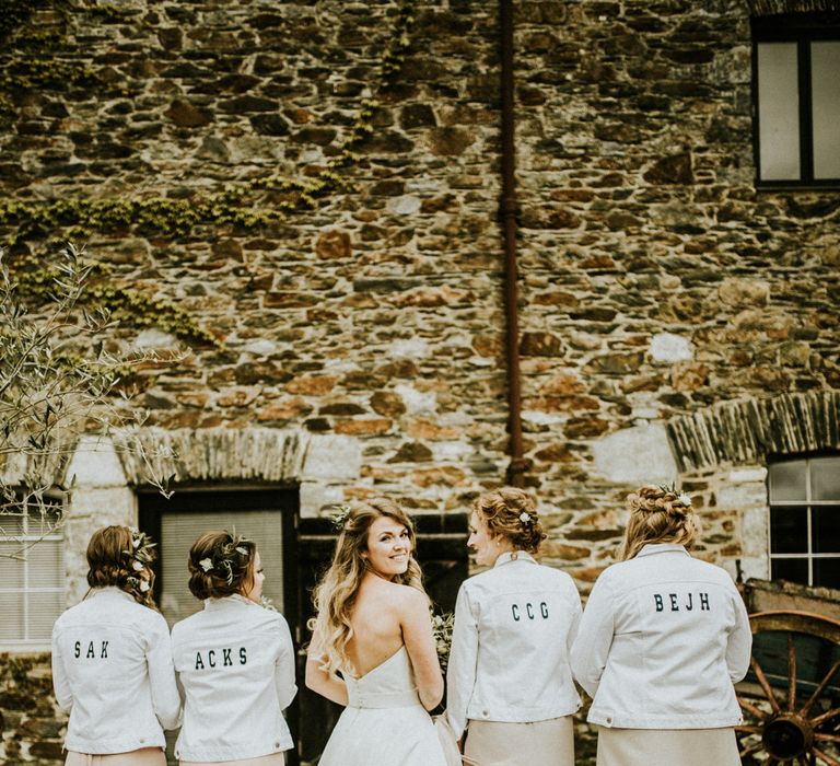 Bride In Augusta Jones Wedding Dress // Glasshouse Wedding At Anran In Devon // Image By Paige Grace Photography // Film By The Wild Bride